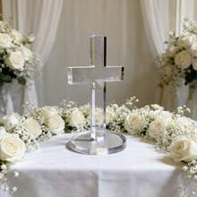 带底座十字架模具，带底座十字架蜡烛模具，硅胶树脂模具，适用于蜡烛、肥皂、香薰珠、树脂粘土吊坠、DIY工艺品、蜡烛圣诞礼物 - Cross with Base Mold - 查看 2