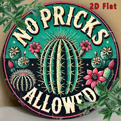 1 件 8 英寸 x 8 英寸（20 厘米 x 20 厘米）复古 2D 金属墙饰，适用于装饰卧室、厨房、餐厅或酒吧。独特设计，预留孔位，方便悬挂（尺寸见图）。