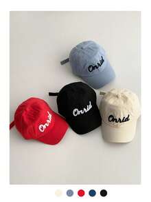 字母图案无结构棒球帽，美式街头风大号刺绣字母，软帽顶棒球帽，春夏款，适合小脸型，新款春季款，时尚百搭软帽顶棒球帽，夏季休闲复古遮阳帽，防晒网球帽 - Oniid字母 - 查看 12