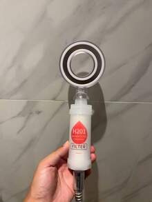 DAILYLAB 1 Set Fragrance High Pressure Shower Head With Filter, Chlorine Removal, Skin Care, Water Pressure Boosting, Includes Fragrance Filter Cartridges: Rose, Jasmine, Strawberry, Peach - Multicolor - View 10