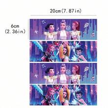 Bộ 10/20/30 miếng dán chai nước chủ đề nhóm nhạc nữ K-Pop, giấy nhãn dùng một lần chống trượt, nhãn dán bao bì thực phẩm. - Nhiều màu - Xem 3