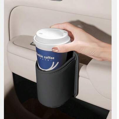 Car Trash Bag With Storage Pocket, Can Be Hung On Car Seat Back And Door, With Cup Holder, Car Interior Organizer Gift Set