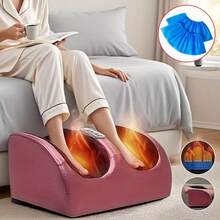 ZAWRT Foot Massager With Heat Function, Suitable For Legs, Feet, And Arms, Providing Deep Kneading And Compression - Perfect For Home Or Office Use.Discount Promotion, An Ideal Valentine's Day And Gift For Birthday, Christmas Or Festival - US A Type Plug(110-127V) - View 3