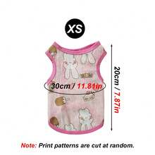 1pc Spring/Summer Cartoon Outdoor Pet Cooling Vest, Breathable & Cool Design, Suitable For Rabbits & Small Pets, Home & Outdoor Cooling Vest - Multicolor - View 9