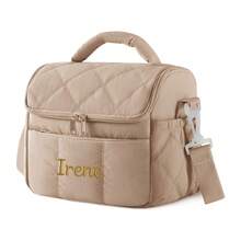 Personalized Large Capacity Insulated Lunch Bag, Bento Tote With Shoulder Strap And HandlePortable Thermal Bento Tote, Lunch Box, Back To School - Multicolor - View 12
