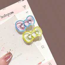 4pcs/Set Cute Butterfly Hair Clips, Side Bangs Hairpins - Multicolor - View 16