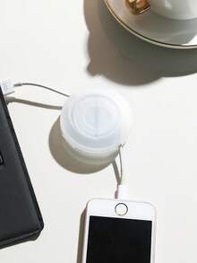 1 st bärbar laddningssladdhållare rund förvaringskabelvinda infällbar kabelhantering flexibel USB-kabelvinda - flerfärgad - Visa 10