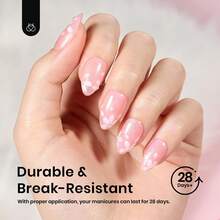 Beetles Soft Gel Nail Tips Short Almond 288pcs In 12 Sizes, Etch-X Pre-Etched Full Cover Acrylic Fake Nails Art - Almond Short 288pcs(Full Matte Nail Tips) - View 2