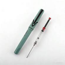 钢笔套装，含墨水注射器辅助工具、彩色书法笔及墨水转换器，书写流畅，适用于学校和办公室。 - 淺蘭 - 查看 13