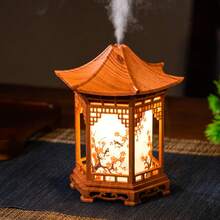Chinese Style Gazebo Humidifier, Unique Creative Decor With Fine Mist To Improve Air Quality, Suitable For Bedroom And Living Room - Multicolor - View 7
