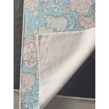 1pc Printed Quick-Dry, Anti-Sand, Lightweight Super Soft Fiber Beach Towel, Knitted Fabric, Modern Style, Polyester, Suitable For Travel, Pool, Camping - A - View 4