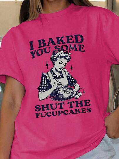 Vintage Punk Style Dark Pattern T-Shirt, Versatile Women's Printed Tee For Spring/Summer, Casual Vacation Outfit, Women's Summer Dress, Top, Clothing, Music Festival Attire, 100% Cotton Summer Shirt