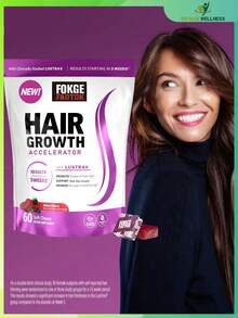 Healthy Hair, Skin & Nail Gummies –  Biotin, Vitamin C & E | Mixed Berry Flavor | 60 Vegan Gummies | Beauty & Wellness Supplement - 1 - Xem 1