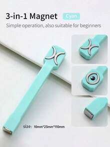 四合一磁性玻璃珠猫眼指甲油凝胶磁性工具，3D猫眼凝胶指甲油刷棒配件，适用于美甲、沙龙、指甲护理、指甲产品、指甲工具、美甲艺术工具、返校用品、指甲、指甲工具 - 彩色 - 查看 17