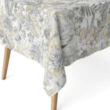 Kiva Stain-Resistant Resinated Tablecloth, Extra Soft To The Touch And Waterproof, Sizes From 100x140 To 300x140 Cm And Round 140 Cm - Easy-Clean Stain-Resistant Tablecloth - Available In 12 Designs - 選項 6 - 查看 1