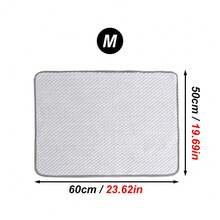 1 pieza Alfombrilla de mascota con puntos de verano fresco, malla transpirable y de secado rápido, resistente a arañazos y lavable a máquina, adecuada para hámsteres, conejos, gatos y mascotas pequeñas - Multicolor - Ver 11