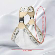 1件装婴儿背带，免手持背巾，新生儿前抱式背带，方便户外使用的腰凳 - 彩色 - 查看 2