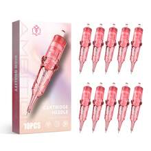 10pcs Ambition 0.25mm, 0.3mm, 0.35mm Round Liner Tattoo Needles, Suitable For Tattoo Machines - Baby Pink - View 2