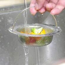 Stainless Steel Sink Strainer - Sink Filter Basket With Handle | Universal Kitchen Sink Filter | Food Scraps Catcher | Diameter: 4.5 Inches (Approx. 11.4 Cm) | Rust-Resistant | Dishwasher Safer - A - View 1