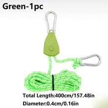 1pc Heavy-Duty Iron Pulley Ratchet Rope Clamps - Universal Tent Lifting Lanyard With 150 Lb Load Capacity - Ideal For Plant Tent Light Hanging - Multicolor - View 8