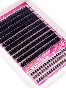 150D+Lower Eyelashes Lash Clusters Long 6-16mm Lash Spikes Lower Eyelashes D 210/190pcs Eyelash Clusters Volume Individual Lashes DIY Spiky Lash Extension Manga Cluster Eyelash Extensions Mink Strips Lashes Thick - D - View 8