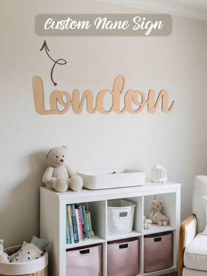 1Pc Customized Wooden Name Sign For Wedding Name Sign Thick Wooden Board Bridal Shower Name Sign Personalized Name Sign Home Gift Backdrop Name Sign Wooden Party, Valentine Day, Valentine Day Decor Engraved, High-Quality Custom, Personalized,Multi-Functional, Ornamental,Reusable,Exquisite,Stylish,High-Quality,Colorful,Modern,Custom,Personalized,Unique,Ideal Gifts For Him,Ideal Gifts For Her,Boyfriend,Dad,Girlfriend,Mom,Family,Friends,Tea Room,Home,Garden,Office,For Anniversaries,For Valentine's Day,For Mother's Day,For Birthdays,For Father's Day,For Graduation,For Weddings,For Housewarming,Customized Home Decor Supplies