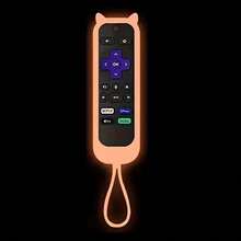 1 Funda de silicona para control remoto, compatible con controles remotos de TV, un soporte para control remoto con función de luz nocturna, adecuado para Streaming Sticks 4K, Express 4K+, Premiere, Streambar, control remoto simple/control remoto de voz (con protección de cuerda), disponible en estilos como Gantlin, Puppy, Carnival, etc., funda universal de silicona para control remoto con forma de orejas de gato, funda de control remoto con orejas de gato luminosas, protección antideslizante - multicolor - Ver 11