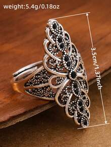 1 chiếc nhẫn vuông đính đá Zirconia quyến rũ dành cho nữ, thích hợp làm quà tặng đính hôn, dự tiệc, trang sức hoặc quà tặng ngày Valentine. - 3 # - Xem 6
