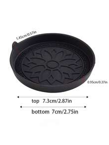 2pcs Silicone Anti-Slip Car Cup Holder Coasters - Durable Car Interior Accessories - Multicolor - View 17