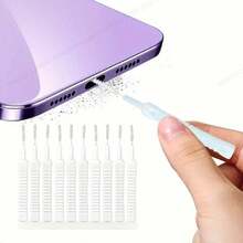 10pcs/Set White Multi-Functional Shower Head Cleaning Brush, Bathroom Accessories - A - View 1