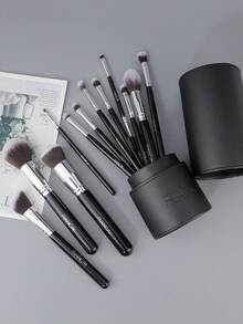 Bộ 12 cọ trang điểm chuyên nghiệp cao cấp, cọ tán kem nền, phấn mắt và phấn má hồng, kèm túi đựng. - Nhiều màu - Xem 7