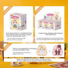 Samuel Rabbit Diary Blind Box, 360° Rotating Eyes And Detachable Magnetic Hands, Collectible Backpack Pendant, Lolita Style (Blind Box, Mystery Bag), (Non-Plush) - A Random - View 3