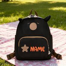 1PC Cute Capybara Shaped Women's Fashion Backpack, Customizable Name Embroidery, Exclusive Feeling, Perfect For Gifts And Personal Use, Both A Daily Companion And A Ritualistic Gift, Suitable For Children, Best Friends Or Yourself - Multicolor - View 3