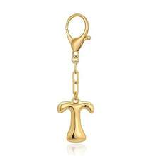 Llavero con colgante de letra de burbuja chapado en 18K - multicolor - Ver 7