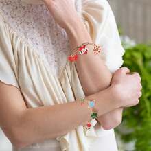 5pcs Paperclip Chain Bracelet Set, Stainless Steel Adjustable Pendant Bracelet With Lobster Clasp, Suitable For DIY Jewelry Making (Gold + Silver) - Star - View 4