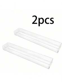 1pc Transparent Display Shelf, Wall Mounted Storage Box, Thickened PS Acrylic Figurine Doll Showcase Cabinet, Multi-Functional Storage & Display Rack - View 9