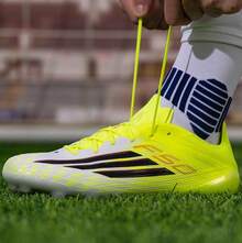 Adidas Giày bóng đá F50 mới, giày tập luyện và thi đấu cao cấp AG đinh ngắn mới. - Trắng/Xanh lá cây - Xem 3