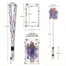 Durable Detachable Rotating Lanyard With ID Card Clip - Made Of Sturdy Plastic Material, Suitable For Nurses, Teachers, Students And Office Professionals - Multiple Styles - View 6