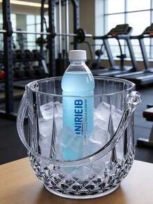 1 xô đá acrylic đa năng, trong suốt dùng để đựng nước ép và nước ngọt, bình đựng đồ uống trong suốt cho các bữa tiệc, nhà hàng. - Xem 5