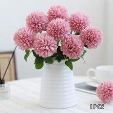 Artificial Chrysanthemum Festive Faux Flower Decoration For Home Holiday Decor - 粉色 - 查看 4