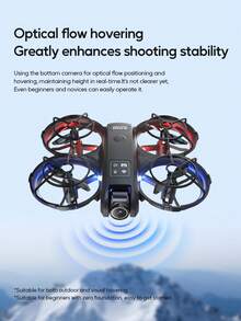 2026新款FPV图传遥控双摄像头悬停无人机,一键360°特技翻转,电子防抖双镜头,无头模式多功能四轴飞行器,青少年理想礼物 - 查看 7