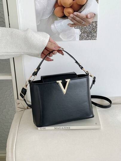 Lightweight Mini Handbag, Tote Bag, Solid Color Bucket Bag, Suitable For Girls, College Students And Office Ladies, Great For Office, University, Work, Commuting, Outdoor Activities, Travel And Picnics.