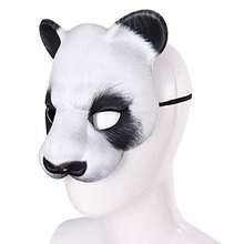 Animal Half Face  Masquerade Party Cos Costume For Women And Men Animal Panda S Cos S Carnival Party Panda Costume Carnival - As Pic - View 4