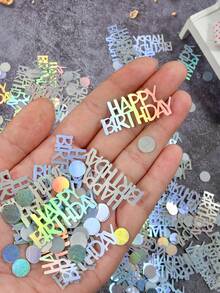 15g/30g/50g Colorful Glitter For Birthday, Rainbow Tone, Suitable For Birthday Party, Anniversary Celebration Decoration, Star-Shaped Confetti Suitable For Decorating Tables, Balloons, Etc. - Birthday Confetti - View 4