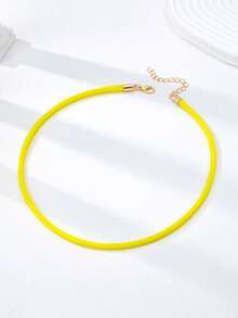 DIY彩色绳线珐琅吊坠套装，女士适用 - 可互换沙滩风和复古风吊坠（鱼、心形、龙虾、樱桃、蝴蝶结） - 绳线项链配件 - 完美打造个性化礼物和创意时尚造型 - 彩色 - 查看 71