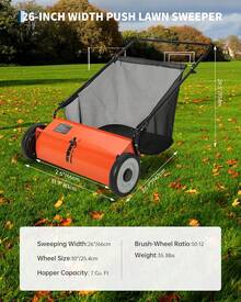 Cleaning Cart & Accessories - Orange and Black - View 5