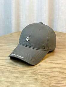 1pc Retro Letter Embroidered Baseball Cap, Adjustable Casual Summer Hat, Suitable For Men And Women - A - View 8