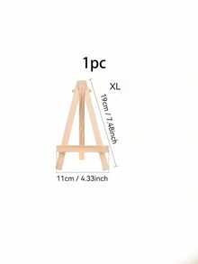 1/3pcs Wooden Easel Frames, Wedding Table Number Holders, Photo Display Stands, Crafts & Art Supplies, Home Decor, Natural Wood Tripod Easel, Display Stands For Meetings & Weddings, Business Card Holders, Painting Crafts, Mini Easel, Multifunctional Drawing Display Stand - Wood Color - View 14