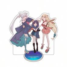 全新动漫宇宙公主辉夜！15厘米亚克力立牌 辉夜/伊吕波/八千代 透明手办 桌面摆件 粉丝礼物 - 彩色 - 查看 3