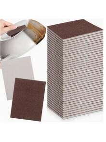 Magic Cleaning Sponge Set - Versatile Scrub Pad For Pots, Pans, Tiles And Descaling - Rust Removal, Dishwashing And Iron Removal - Scratch Free Materials - Home And School Cleaning Supplies - 10件 - 查看 1